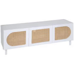 Vous cherchez du mobilier sobre et contemporain ? Le meuble TV "Cabras" Atmosphera trouvera naturellement sa place dans un sa ...
