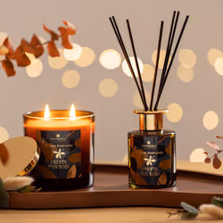 Diffuseur de parfum "Plum" 150ml fève tonka en verre