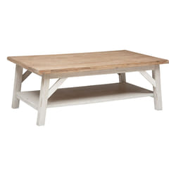 Table basse "Olbia" en acacia blanc
