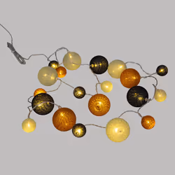 Guirlande LED Multicolore en coton
