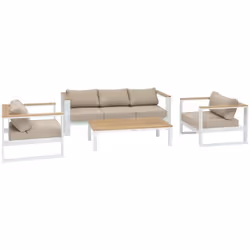 Vous voulez vous offrir du mobilier d'extérieur harmonieux ? Découvrez le salon de jardin "EMPERIA" Hespéride ! Tout en un Le ...