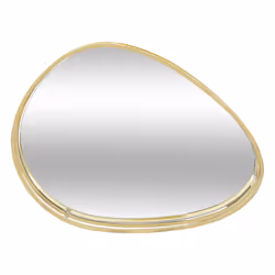Set de 3 plateaux en métal doré