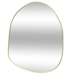 Miroir "Roman" en bois doré