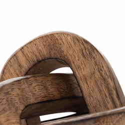 Nœud Déco en Bois Manguier 11cm Marron - Vue supplémentaire 2