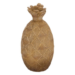 Ananas déco Marron en résine