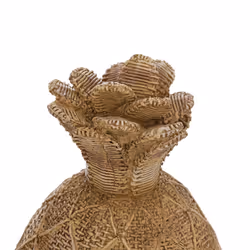 Ananas déco Marron en résine