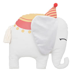 Coussin élephant Multicolore en coton "Circus"