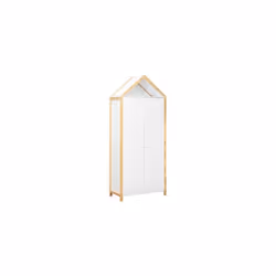 Description générale L'armoire pour enfant Kima en bois blanc de la marque Atmosphera For Kids est un meuble élégant et prati ...