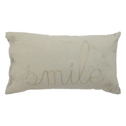 Coussin rectangulaire en gaze de coton vert