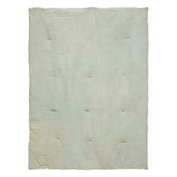 Edredon "Lili" en gaze de coton vert
