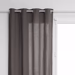 Rideau Coton Gris Foncé 135X240