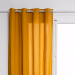 Rideau 135X240 coton - ocre