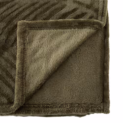 Plaid "Zoa" en flanelle vert kaki