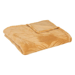 Plaid "Zoa" en flanelle jaune ocre