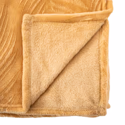Plaid "Zoa" en flanelle jaune ocre