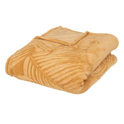 Plaid "Zoa" en flanelle jaune ocre