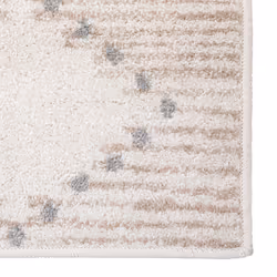 Tapis 120x170cm beige et gris foncé
