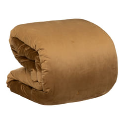 Dessus de Lit en Velours JIL Caramel 240X260