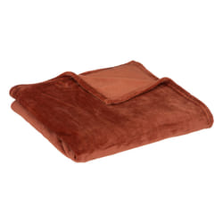 Plaid "Ollis" rose terracotta