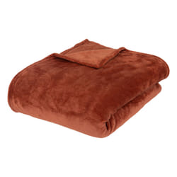 Plaid "Ollis" rose terracotta