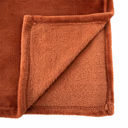 Plaid "Ollis" rose terracotta