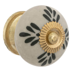 Lot de 2 Boutons de Meuble  Daya  3cm Blanc