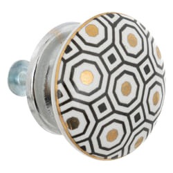 Lot de 2 Boutons de Meuble  Arianna  4cm Blanc