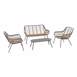 Hesperide 196968A ensemble de meubles de jardin Graphite