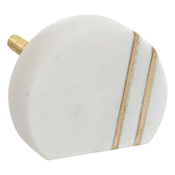 Lot de 2 Boutons de Meuble  Maeva  4cm Blanc