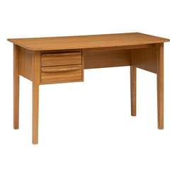 Bureau 2 tiroirs en placage chêne "Oliver"