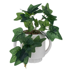 Plante artificielle avec pot en céramique