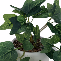 Plante artificielle avec pot en céramique