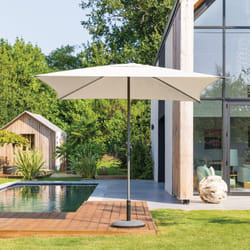 Hesperide - Parasol droit carré Soya blé 2,5x2,5m - Hespéride