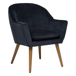 Fauteuil tissu bleu SINEL