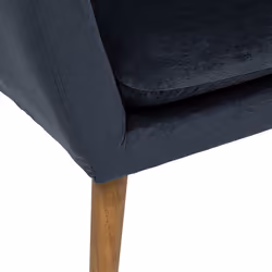 Fauteuil tissu bleu SINEL