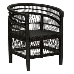Fauteuil malawi noir MALEVIO
