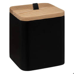 Pot à Coton en Résine Natureo 9cm Noir