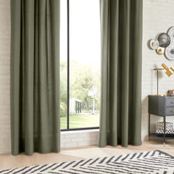 Rideau 135X240 coton - kaki
