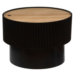 Table basse coffre noir ENOLA