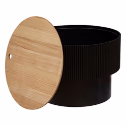 Table basse coffre noir ENOLA