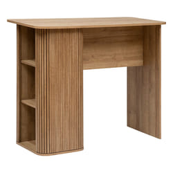 Table à manger bar en placage effet bois