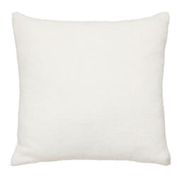 Coussin Effet Mohair Blanc 45x45 KODI