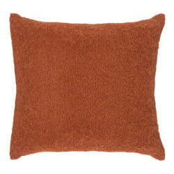 Coussin Effet Mohair Terracotta 45x45 KODI