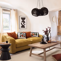 Coussin Effet Mohair Terracotta 45x45 KODI