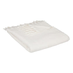 Plaid "Kodi" blanc ivoire