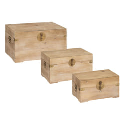trio de malles en bois JIL
