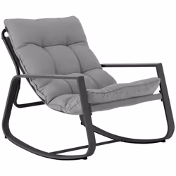 Pour des pauses reposantes, laissez-vous séduire par le fauteuil à bascule "Felinio" Hespéride. Un design élégant Le fauteuil ...