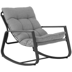 Hesperide - Fauteuil à bascule de jardin Felinio gris - Hespéride