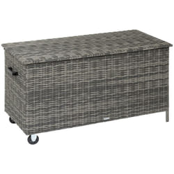 Hesperide - Coffre de rangement 159 x 76 x h. 82,5 cm Bayana terre d ombre cm en acier traité époxy - Hespéride