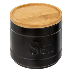Boîte à Sel Natureo 10cm Noir